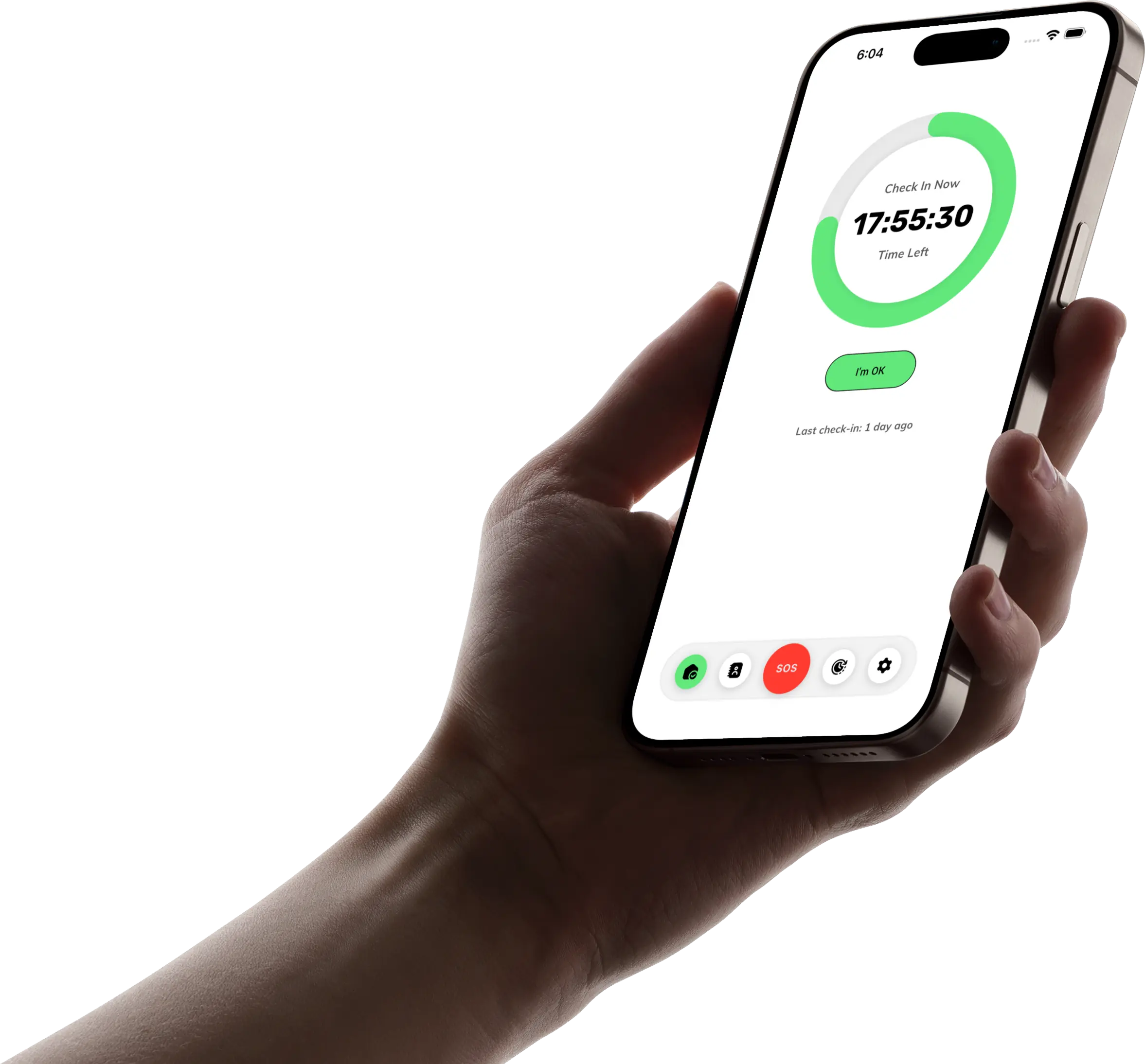 TapOkie app on iPhone - A gentle way to say, I'm OK